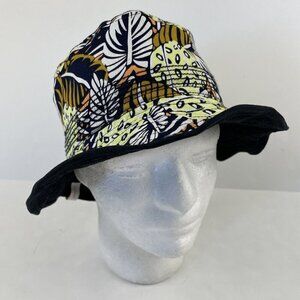 Pistil Bucket Sun Hat Floppy 100% Cotton Size One Size Leaves Wire Brim